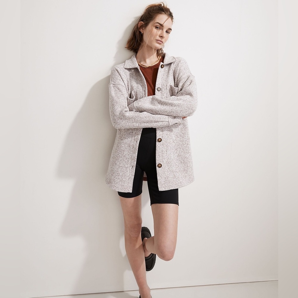 MWL (Re)sourced Sweater Fleece Shirt-Jacket (brand new)